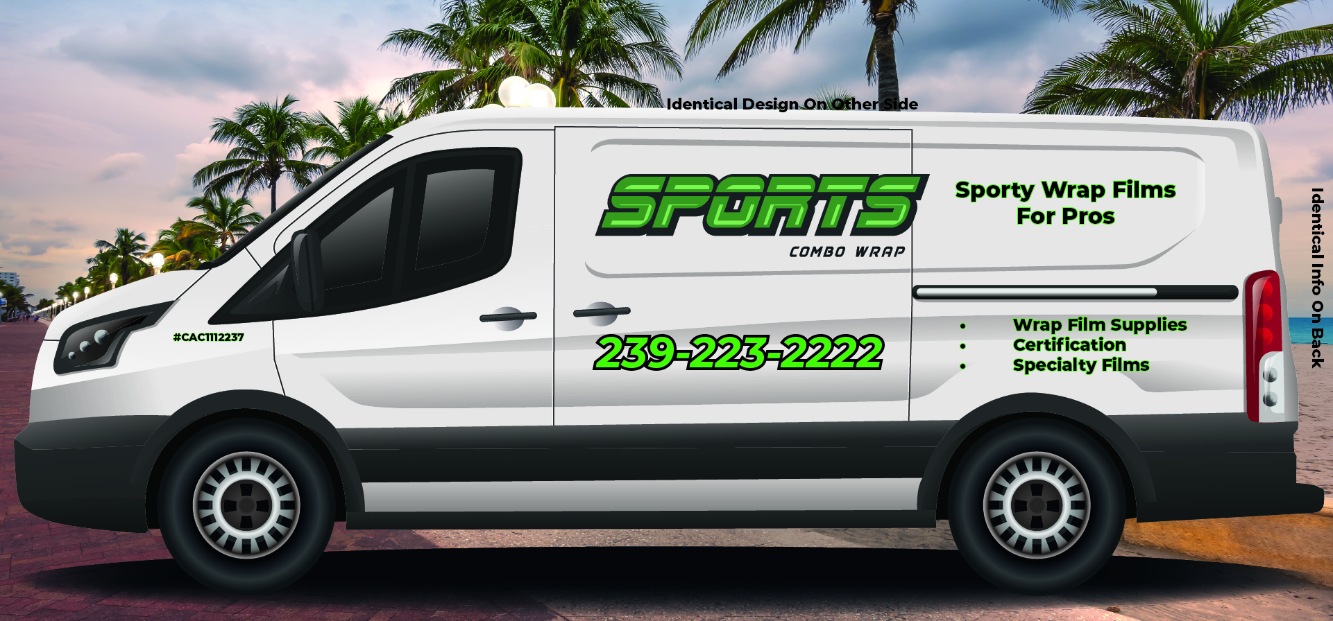 van decal wrap